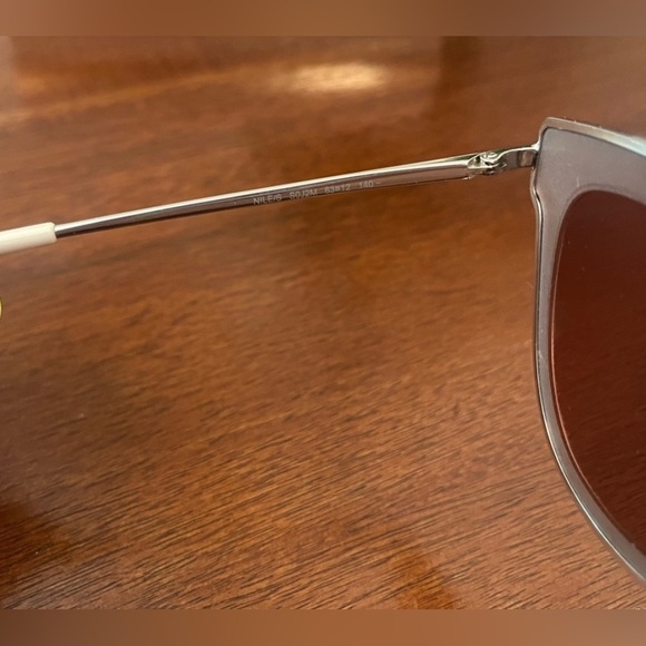 Jimmy Choo Nile/S 0S0J2M 63mm Cat Eye Sunglasses Glitter / Silver / Pink - Italy - Picture 3 of 4